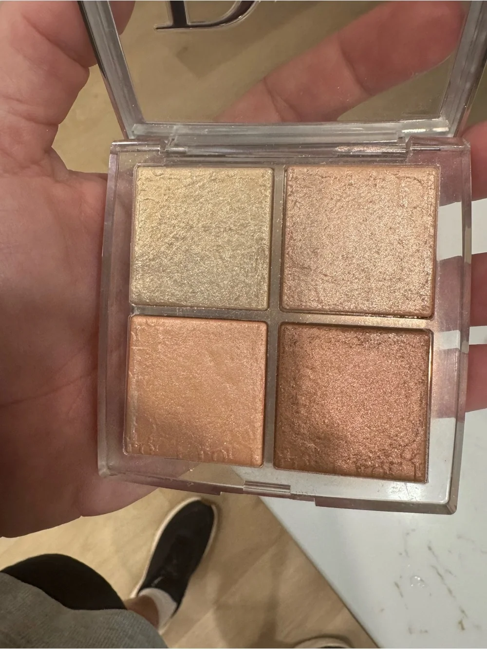 Dior Radiant Highlight Quartet — Champagne, Rose Gold, Warm Bronze, Soft Gold